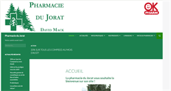 Desktop Screenshot of pharmaciedujorat.ch