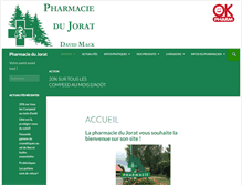 Tablet Screenshot of pharmaciedujorat.ch